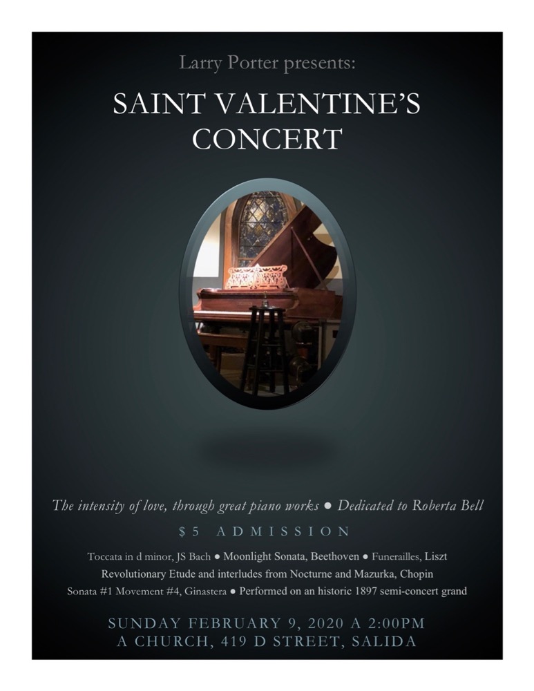 St Valentine's Concert Feb 9, 2020